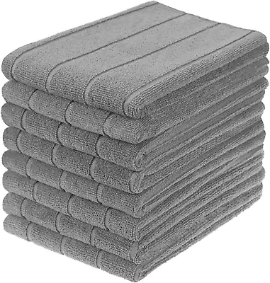 Gryeer Microfibre Tea Towels Super Absorbent Extra Large Thick Kitchen Towels • £18.72