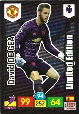 Panini Adrenalyn XL 2019-2020 Premier League Limited Edition David De Gea • £1.20