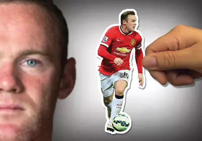 Wayne Rooney Sticker Decal Manchester United Vinyl Soccer For Car Truck Window • $3.50