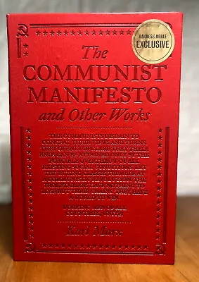 THE COMMUNIST MANIFESTO & Other Works By Karl Marx Faux Leather Flexi Bound NEW • $24.95