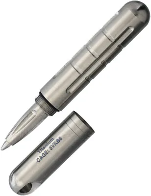 Maratac Pen-Go Gray 2.88  Smooth Titanium Pen 066 • $63.99