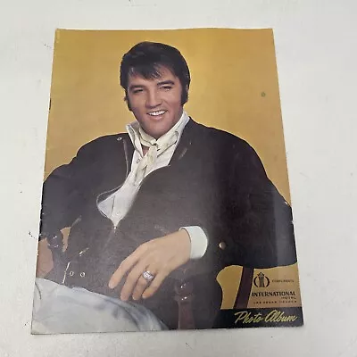 1970 Original Elvis Presley Compliments International Hotels Vegas Photo Album • $104.30