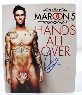 Adam Levine Maroon 5 Signed Autographed Color 8x10 Photo Sexy Shirtless Gay Int • $50