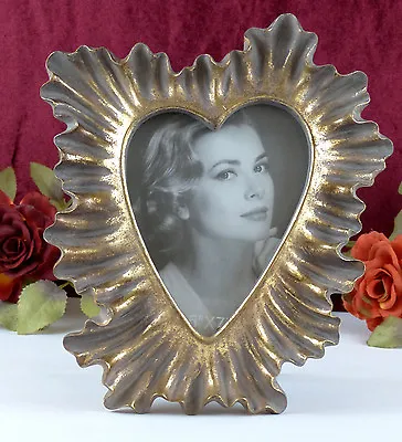 £19.02 • Buy Picture Frame Antique Photo Frame Baroque Frame Showpiece Frame Gold Heart Decoration NEW