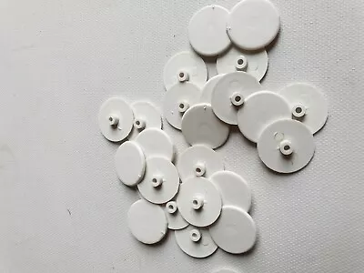 £6.99 • Buy New White* PLASTIC TRIM HOLE  COVER CAPS FOR *15 Mm* CAM LOCKS