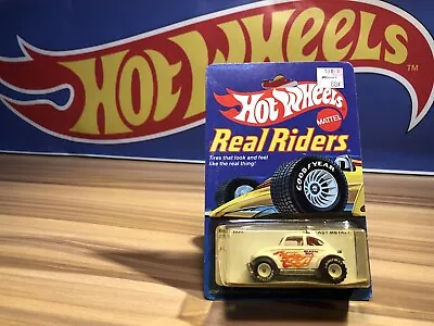 1982 Hot Wheels Real Riders White Baja Bug No. 2542 #2542 On Card White Hubs  • $120