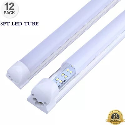 12Pack 8 Foot LED Shop Light 72W T8 Integrated 8FT LED Tube Light Garage Fixture • $173.84