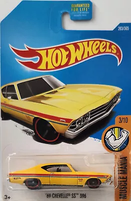 Hot Wheels '69 Chevelle SS 396 - Muscle Mania 3/10 (2017) • $4