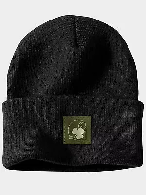 £21.95 • Buy Carhartt Workwear Unisex Knit Shamrock Patch Beanie In Black