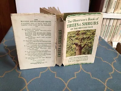 Observers Book Of Trees And Shrubs 1st Edition 1938 • £22.99