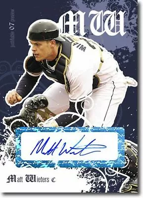 2007 MATT WIETERS Rookie Autograph WHITE Auto RC Mint #/200 • $14.99