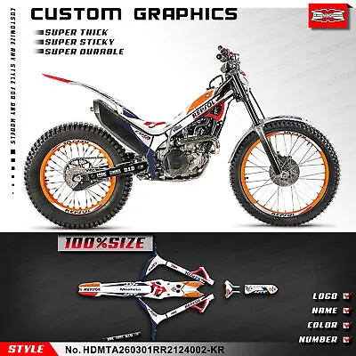 Trials Bike Sticker Decal Graphics For Montesa Cota 4RT 260R 301RR 2021-2024 • $125.11