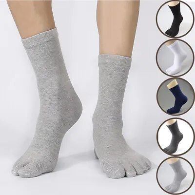 £11.47 • Buy Men Women Five Finger Toe Socks Cotton Blend Breathable Casual Sports Hosiery