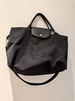 Longchamp Bag Black Long Strap • £39.99