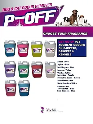£10.95 • Buy P-off - Pet Cattery Kennel Deodoriser Cleaner Fresh Odour Dog