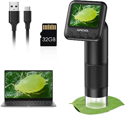 Handheld Digital Microscope With 2” LCD Screen 800X Pocket Portable Microscope  • $86.34
