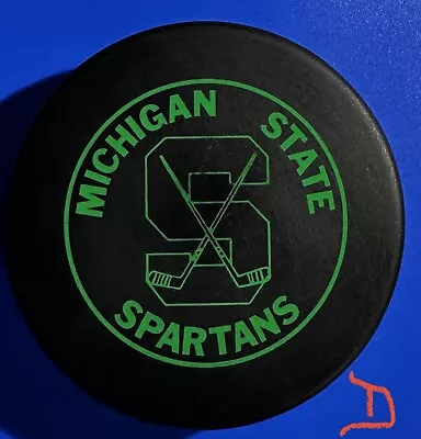 Vintage Michigan State University Spartans Official Game Puck • $12.95