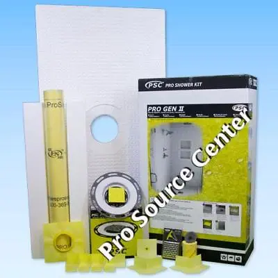 $640.51 • Buy PSC  Gen II Waterproofing Shower Kit 60  X 60  Center Drain Similar To Kerdi