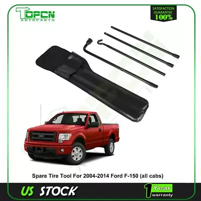 Spare Tire Tool For Ford F-150 04-14 Lug Wrench Extension Iron Tire Jack K W/bag • $26.01