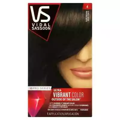 Vidal Sassoon Pro Series Hair Permanent Color 4 Dark Brown • $15.92