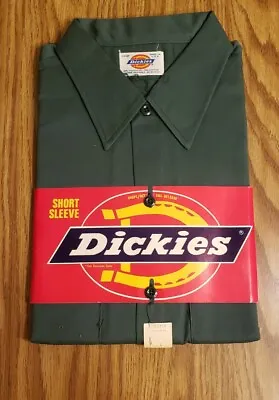 NEW MENS VINTAGE DICKIES Short Sleeve Work Shirt USA MADE DEADSTOCK Carhartt NWT • $33.58