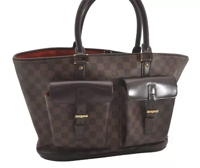 Authentic Louis Vuitton Damier Manosque GM Shoulder Tote Bag N51120 LV 7641I • $228.50