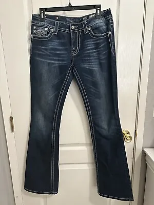 Miss Me Signature Rise Boot Jeans Womens Size 30  Good Condition • $29.95