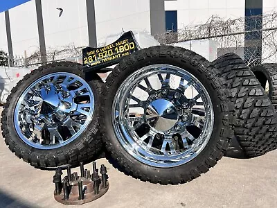 24   Alcoa Custom Desigen L3  Wheels Rims  With Tires 35125024 For Dually Trucks • $6200