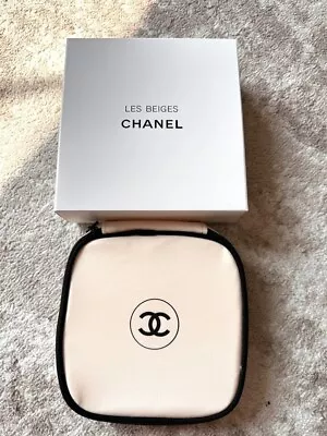 New Authentic CHANEL Cosmetic Makeup Bag Case Storage Bag Travel Pouch VIP Gift. • $31.99