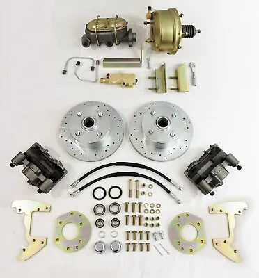 1964 1965 1966 Mustang Power Front Disc Brake Conversion 4 Lug 6 Cylinder New • $739