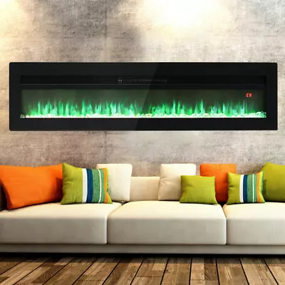 40/50/60  LED Electric Fireplace With 9 Color Flame Touch Screen Remote Control • $131.99