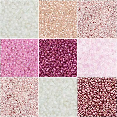 Miyuki Seed Beads 11/0  - 10g Gorgeous Soft Pastel Colours • £2.40