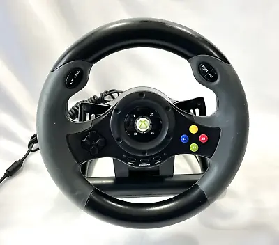 HORI Racing Wheel EX2 For Xbox 360 Wired Connection Tested • $65