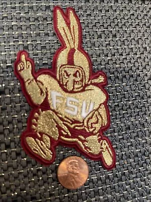 FSU Florida State Seminoles Vintage Embroidered Iron Patch 4.5 X 2.25” • $5.99