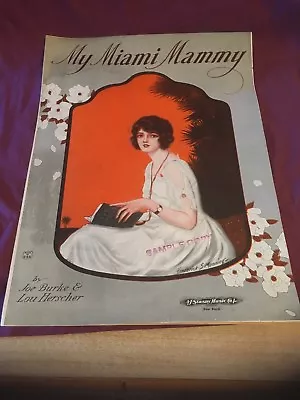 Vintage Sheet Music: My Miami Mammy- Burke Hescher 1923 • $6.22