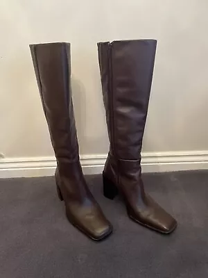 Mango Ladies Brown Boots Size 6 • £45