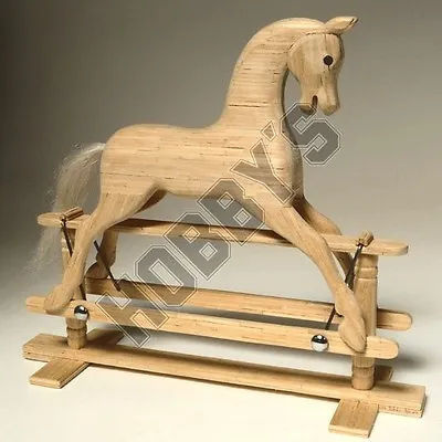 Rocking Horse Miniature Matchstick Model Craft Kit By Hobby's • £22.95