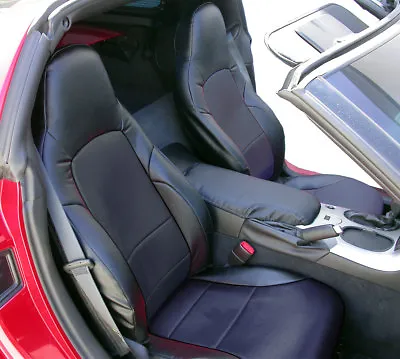 For Chevy Corvette C6 2005-2013 Black Iggee Custom Fit Full Set Seat Covers • $159