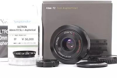 [Near MINT/Box] Voigtlander ULTRON 40mm F2 SL II N Aspherical Lens For Canon EF • $395