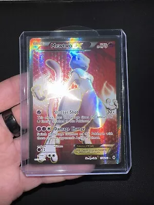 Pokemon Card - Mewtwo EX XY BREAKthrough 158/162 Ultra Rare Full Art Holo NM • $1
