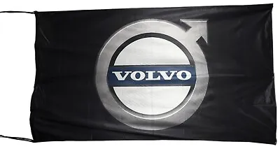 Volvo-flag Black Banner Landscape 5 X 3 Ft 150 X 90 Cm • $27.99