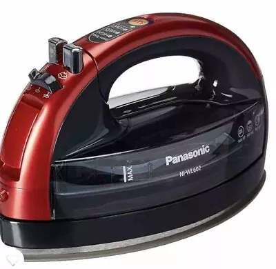 Panasonic 360º Freestyle Advanced Ceramic Cordless Iron Red • $70
