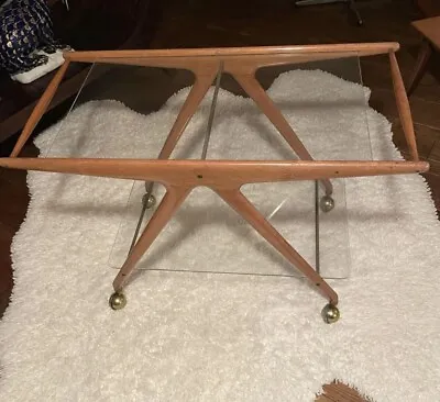 Vintage Italian Cesare Lacca Bar Cart • $1800