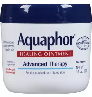 Aquaphor Healing Ointment Advanced Therapy Skin Protectant 14 Oz Jar New • $19.99