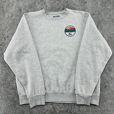 Ceur D'alene Idaho Sweater Mens M Logo Moose Graphic Print Pullover Sweater • $2.99