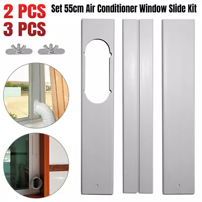 2/3x Portable Window Slide Kit Plate + Screws For Air Conditioner • $20.51