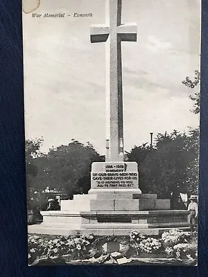 £2.99 • Buy Vintage Postcard War Memorial Exmouth Devon 