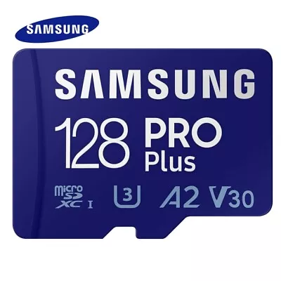 128GB Samsung PRO Plus Micro SD Card Class 10 SDXC U3 A2 TF Memory Card 130MB/S • £7.99