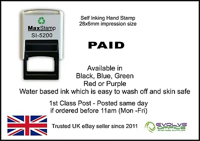 PAID HAND STAMP - Festivals Parties Pubs Club Exhibitions - FAST DISPATCH • £12.47