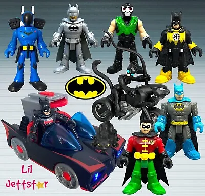 IMAGINEXT BATMAN DC Justice League Used 3  Mini Figures Loose *Please Select* • £4.29